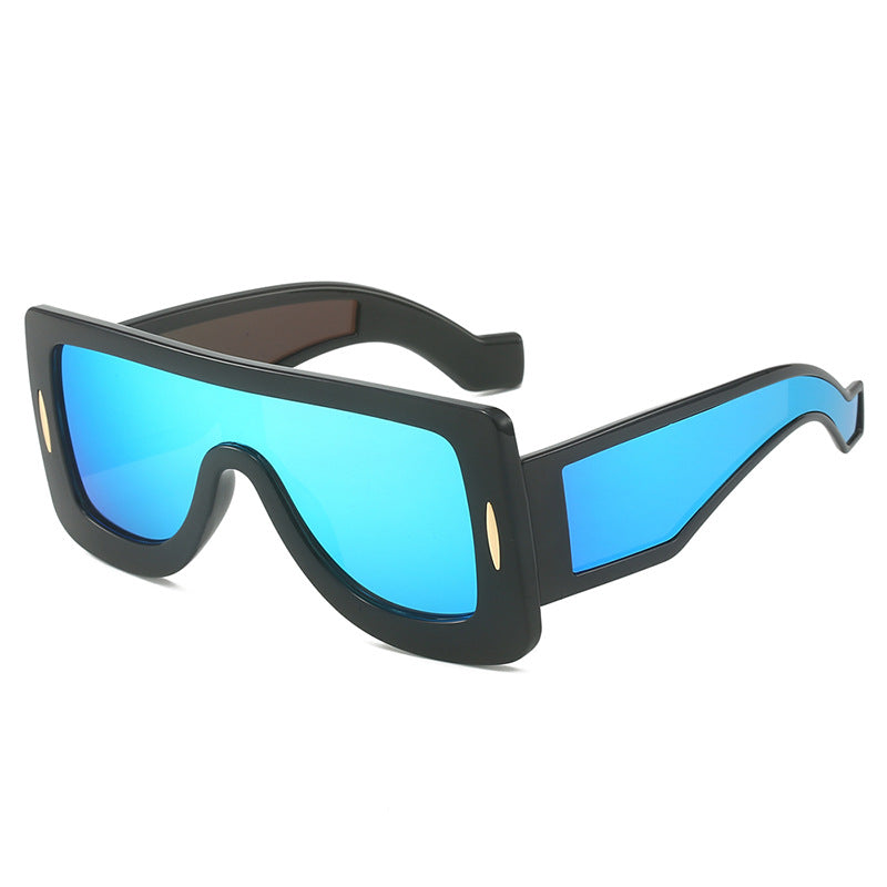 Damen futuristische Oversized Sonnenbrille Brehn