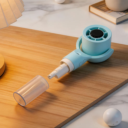 Damen tragbarer Sprühventilator mit USB-Ladefunktion und ergonomischem Design Brehn