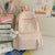 Bestickter Blumenmuster-Schulrucksack