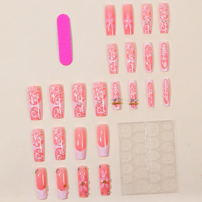 Florale dekorative 3D Nagelkunstverlängerungen Brehn