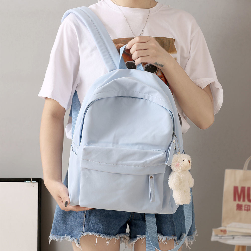 Casual Rucksack mit Plüsch-Schlüsselanhänger Brehn