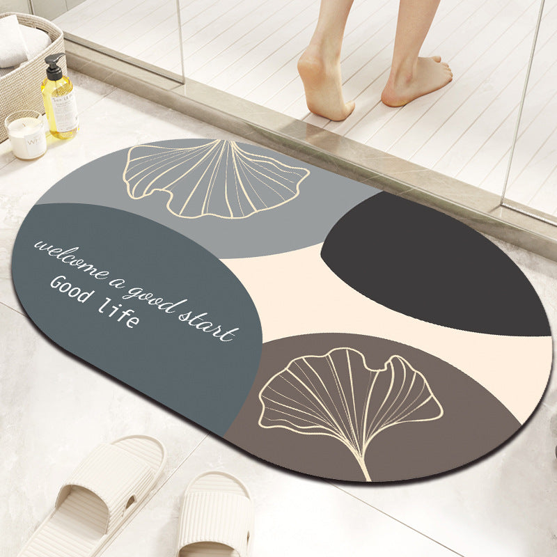 Elegante Marmor-Themen Badmatte Brehn