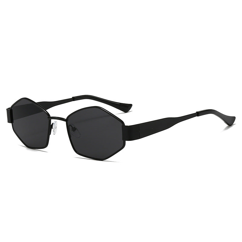 Damen modische Sonnenbrille im eleganten Sechseck-Design Brehn