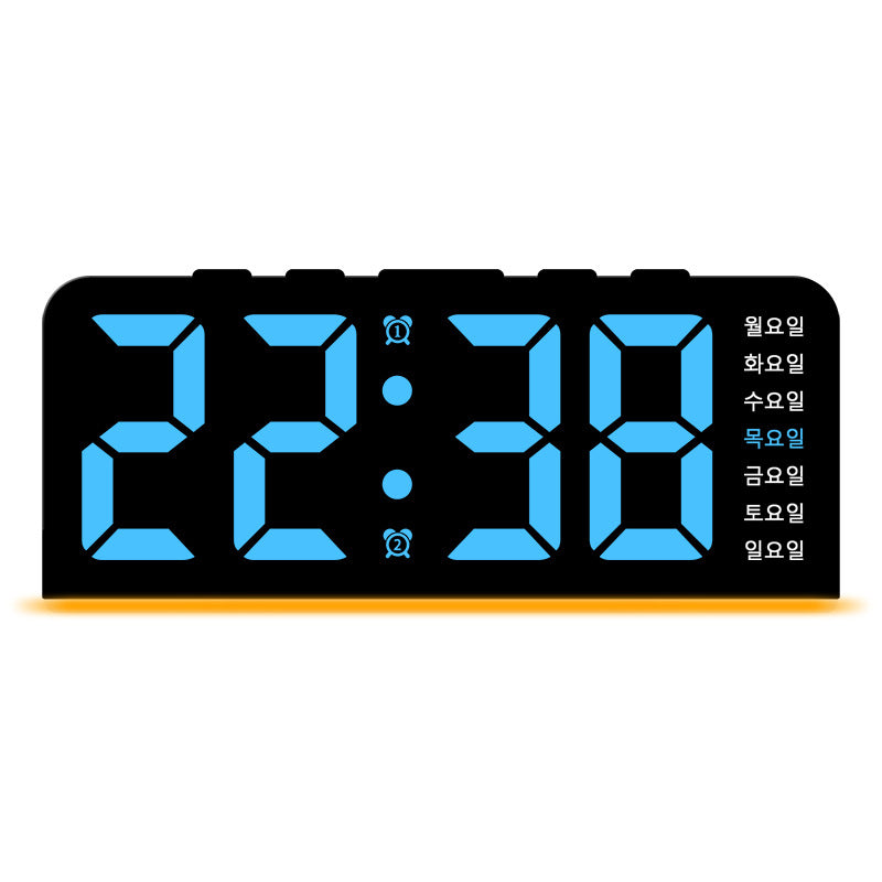 Digitaler LED-Wecker mit Farbwechsel Brehn