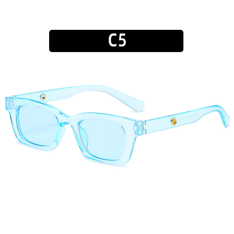 Chunky Vintage-Style Quadrat-Sonnenbrillen