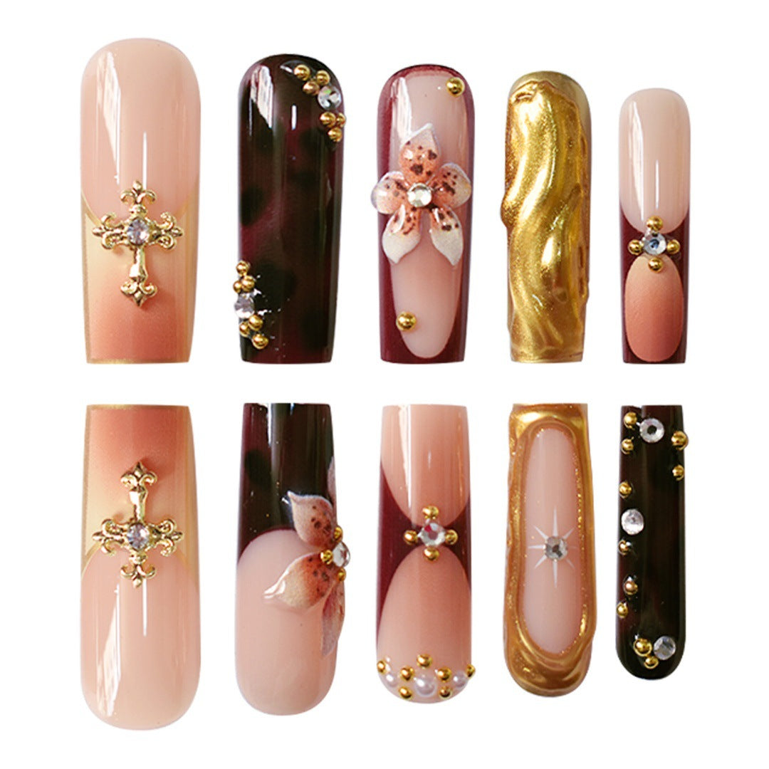 Ornate Press-On Nail Art Extensions Brehn