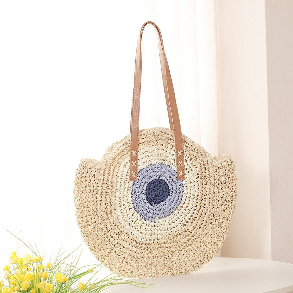 Runde Geflochtene Tasche Brehn