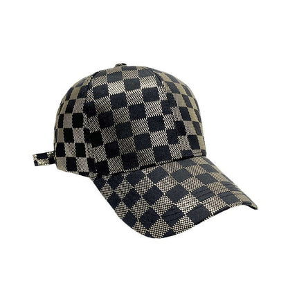 Stylische karierte Baseballmütze für Damen Brehn
