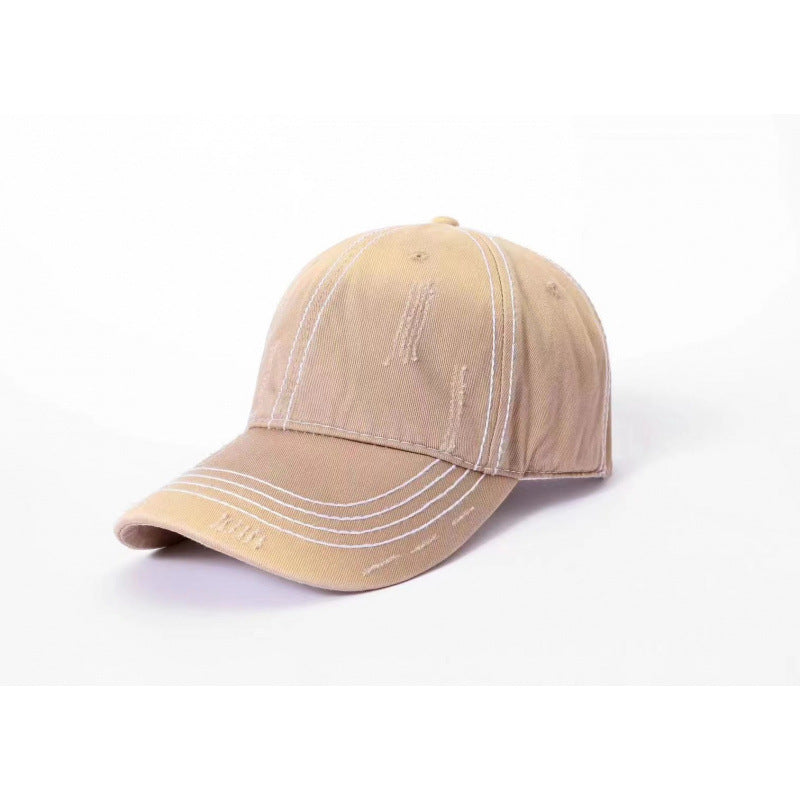 Herren klassische distressed Baumwoll-Baseballmütze Brehn