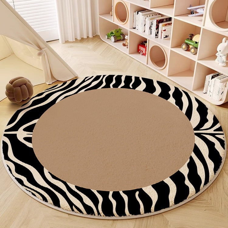Abstract Circular Area Rug Brehn