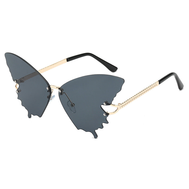 Damen extravagante Schmetterlings-Sonnenbrille Brehn