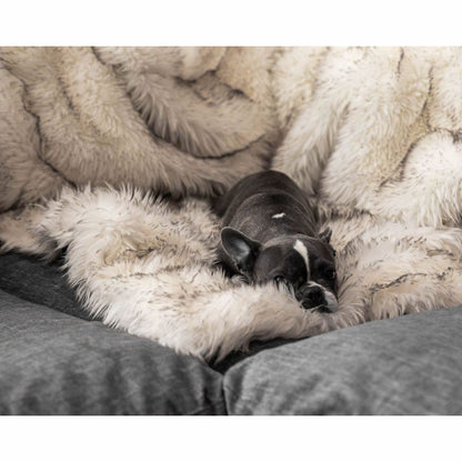 Damen luxuriöse Haustierfreundliche Kuscheldecke Brehn
