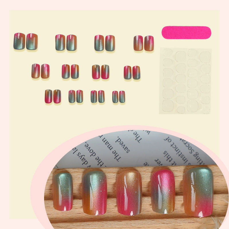 Gradient Press-On Nail Set Brehn