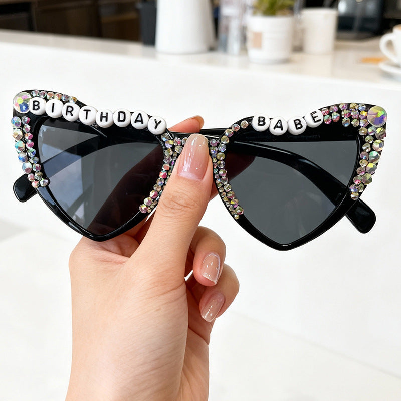 Herzförmige Statement-Sonnenbrille Brehn
