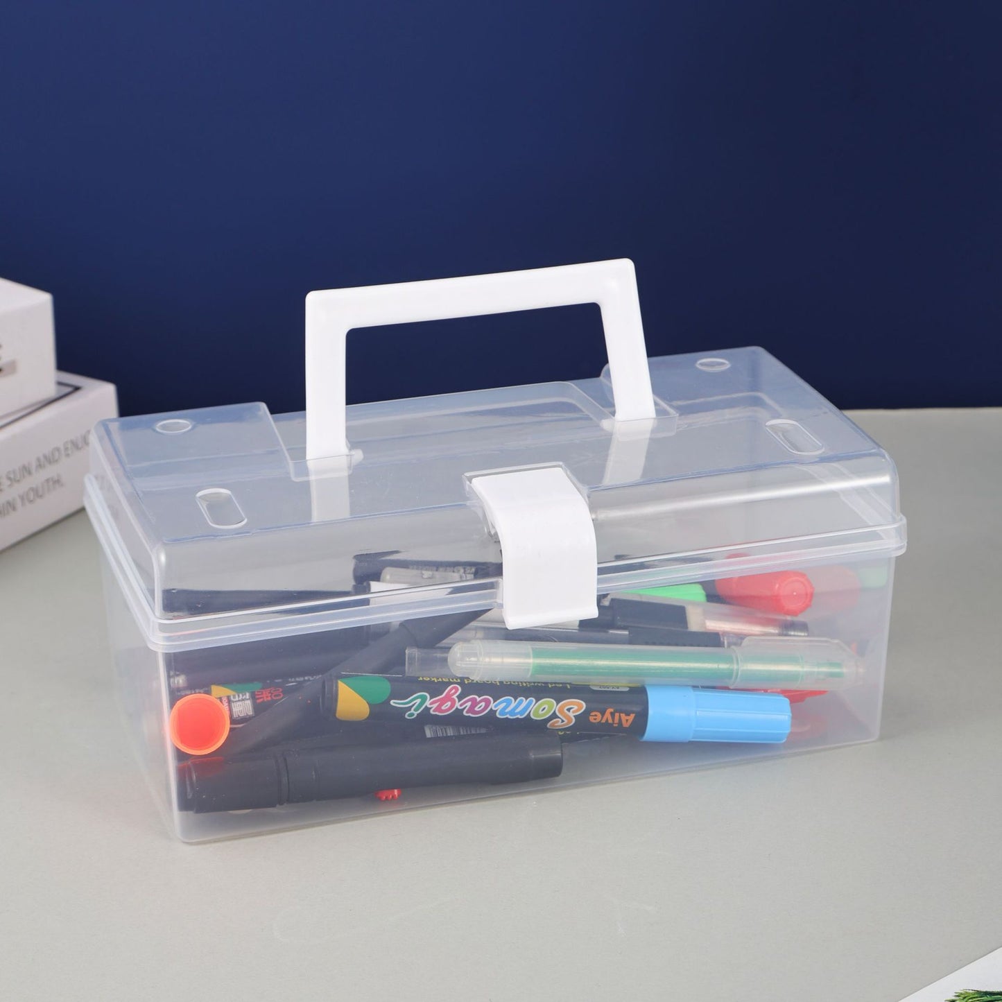 Multifunktionale klare Organisationsbox Brehn