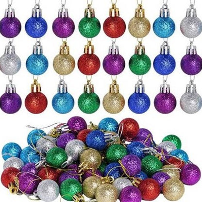 Glitzernde Weihnachtsornamente Brehn
