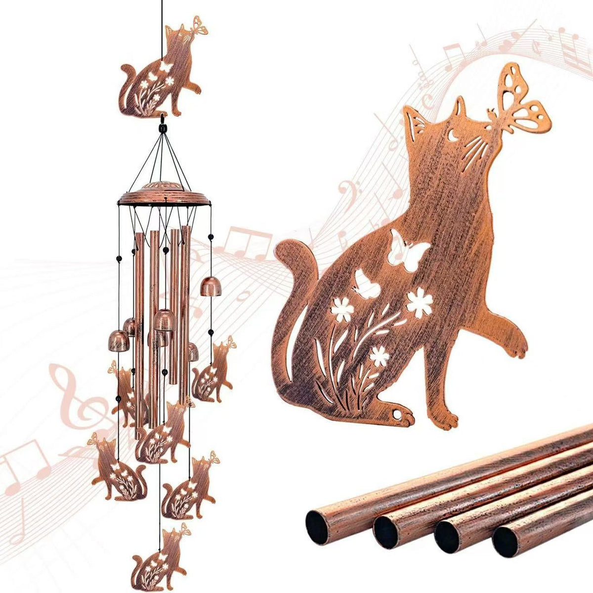 Dekorativer Windspiel mit Dackel-Design Brehn