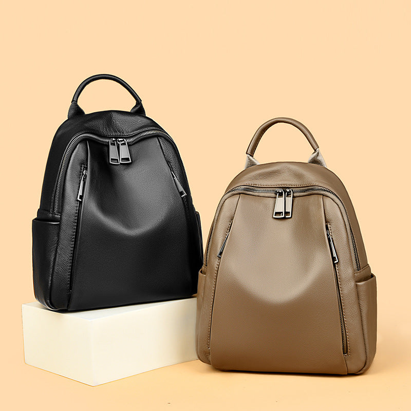 Premium Soft Leather Rucksack Brehn