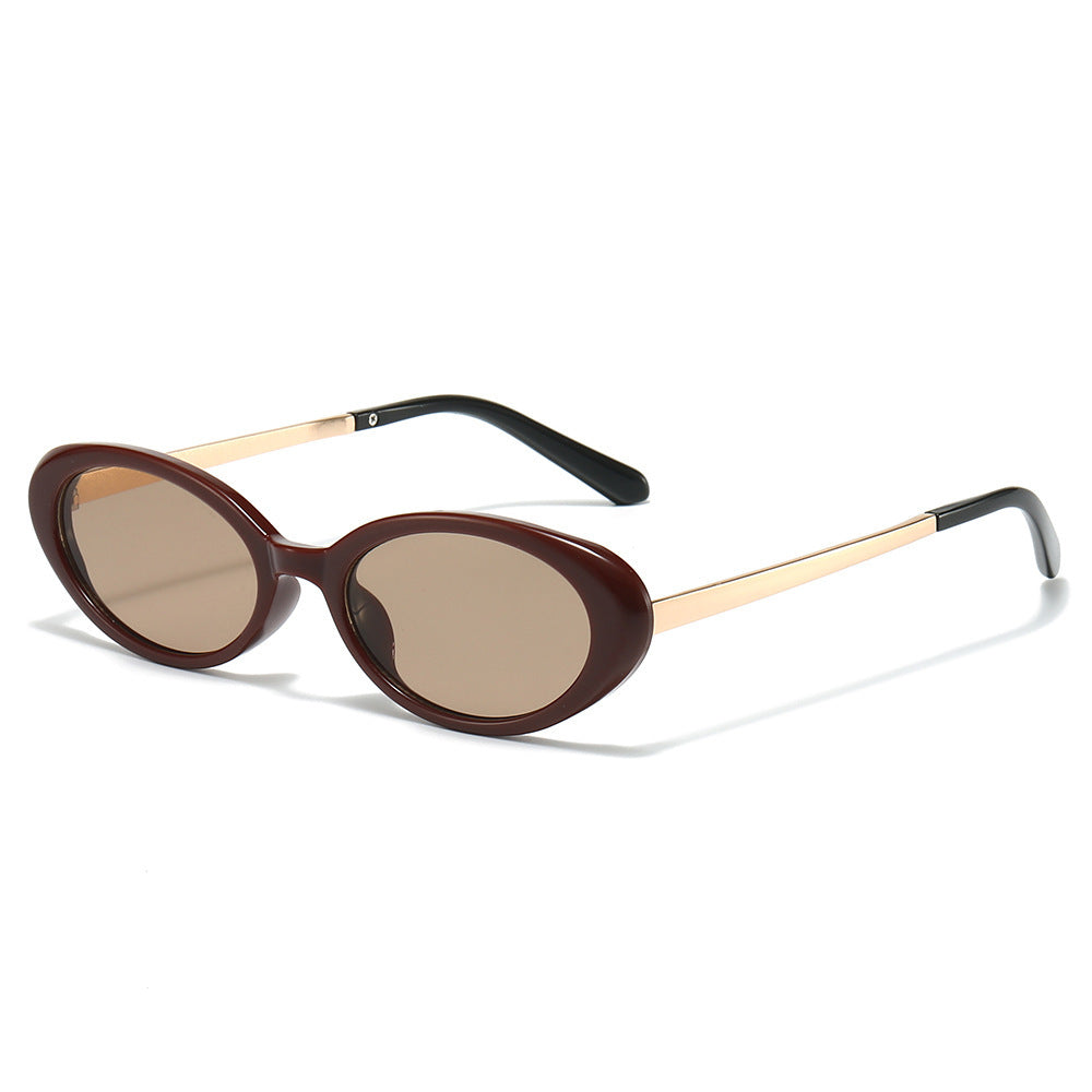 Retro-inspirierte ovale Rahmen-Sonnenbrille Brehn 1787812326