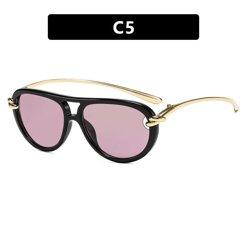Damen Retro-Sonnenbrille mit elegantem Rahmen und polarisierten Gläsern Brehn