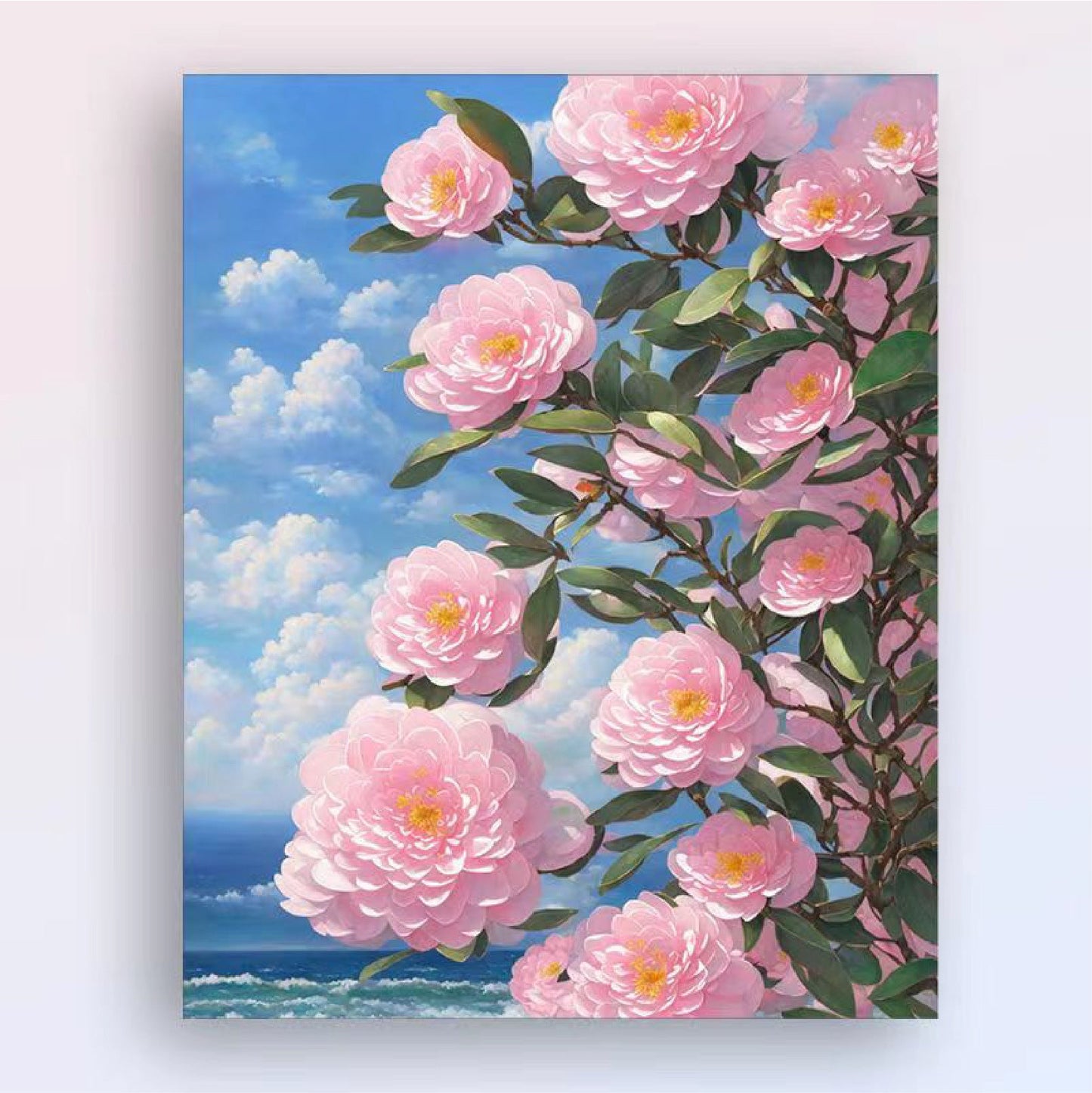 Floral Landscape Leinwand Wandkunst Brehn