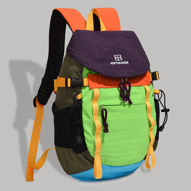 Farbiger Mehrfach-Taschen-Wander-Rucksack Brehn