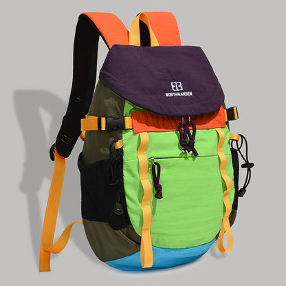 Farbiger Mehrfach-Taschen-Wander-Rucksack Brehn