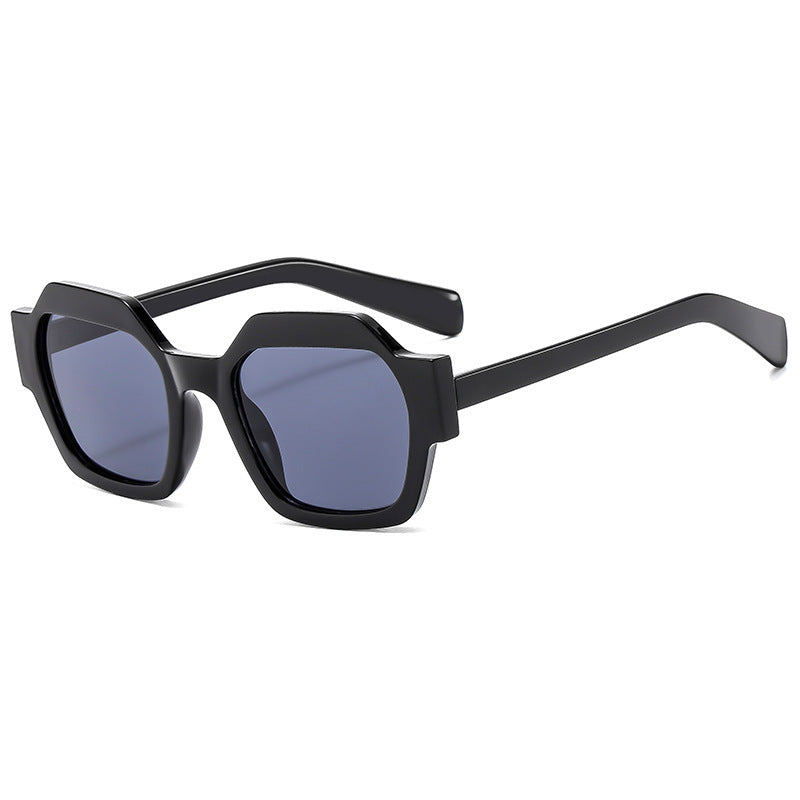 Damen Geometrische Sonnenbrille mit modernem Rahmen und UV-Schutz Brehn