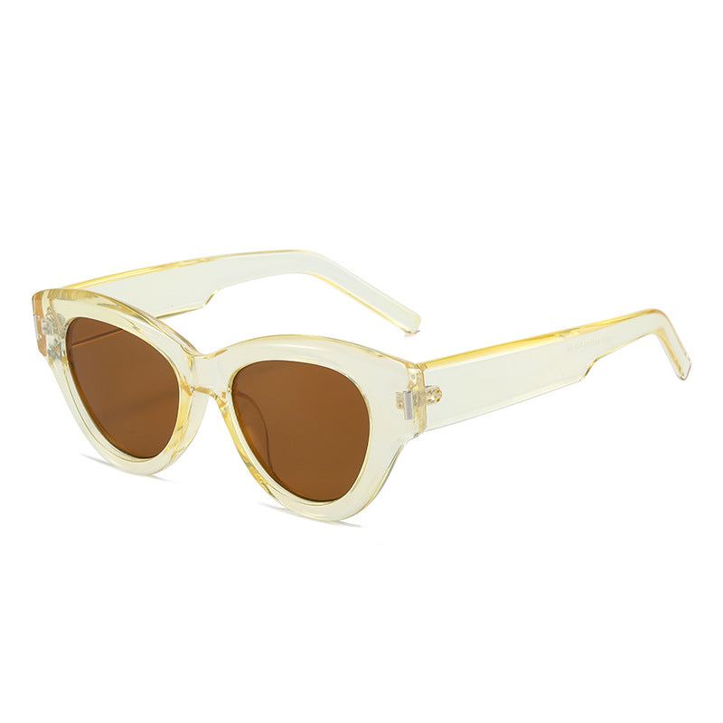 Damen Cat-Eye Sonnenbrille mit hochwertigem Kunststoffrahmen Brehn