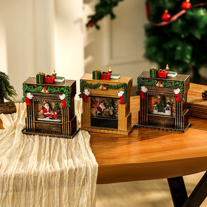 Dekorative Weihnachtsromantik Kaminfigur Brehn