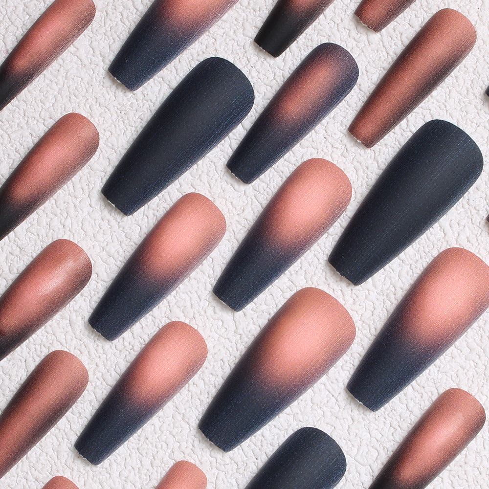 Matte Ombre Stiletto Press-On Nägel Brehn