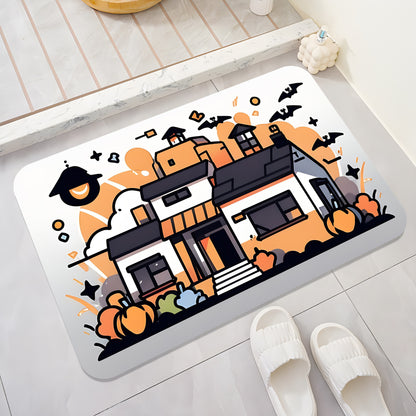 Halloween-Themen Katzendekorative Matte Brehn