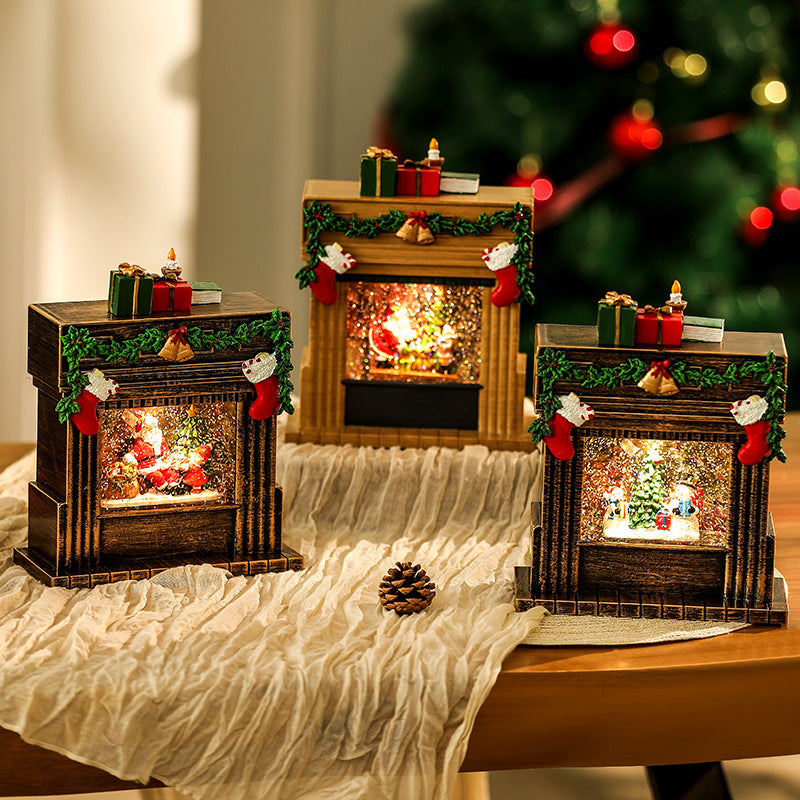 Dekorative Weihnachtsromantik Kaminfigur Brehn