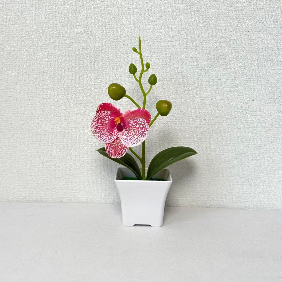 Lebensnahe Miniatur-Orchideenpflanze