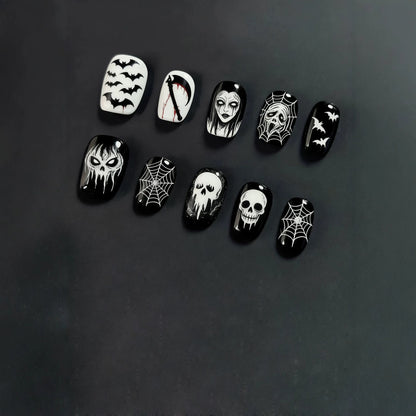 Halloween-Themen Nagelkunst Press-On Set Brehn