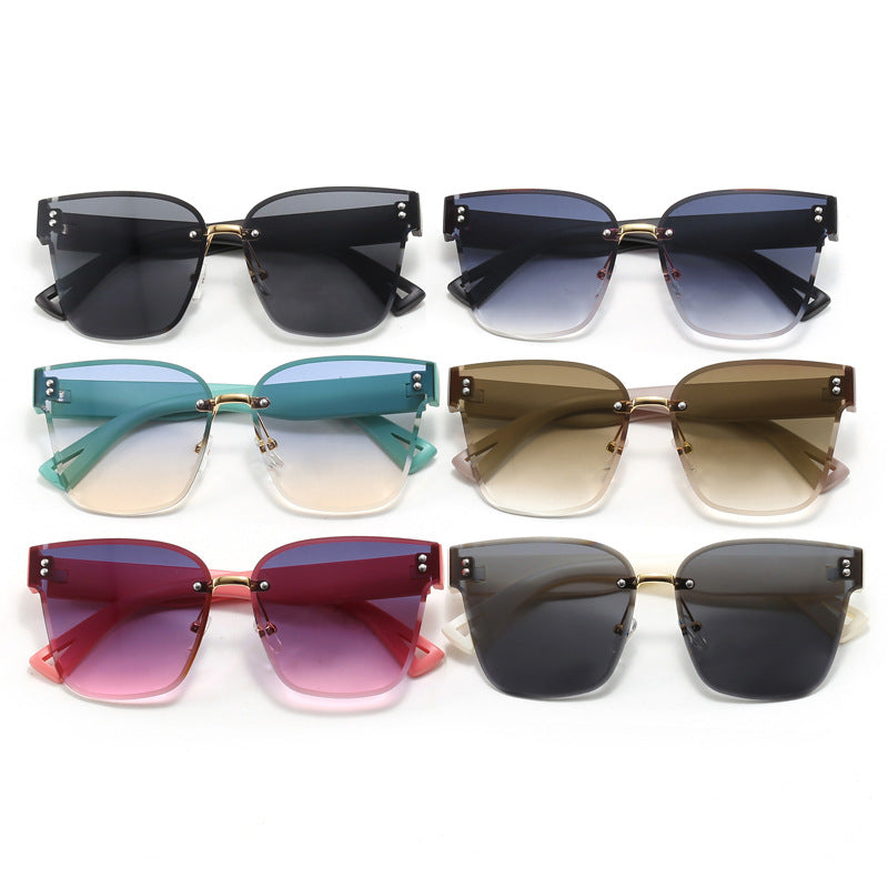 Damen stylische Sonnenbrille mit elegantem Schilddesign Brehn