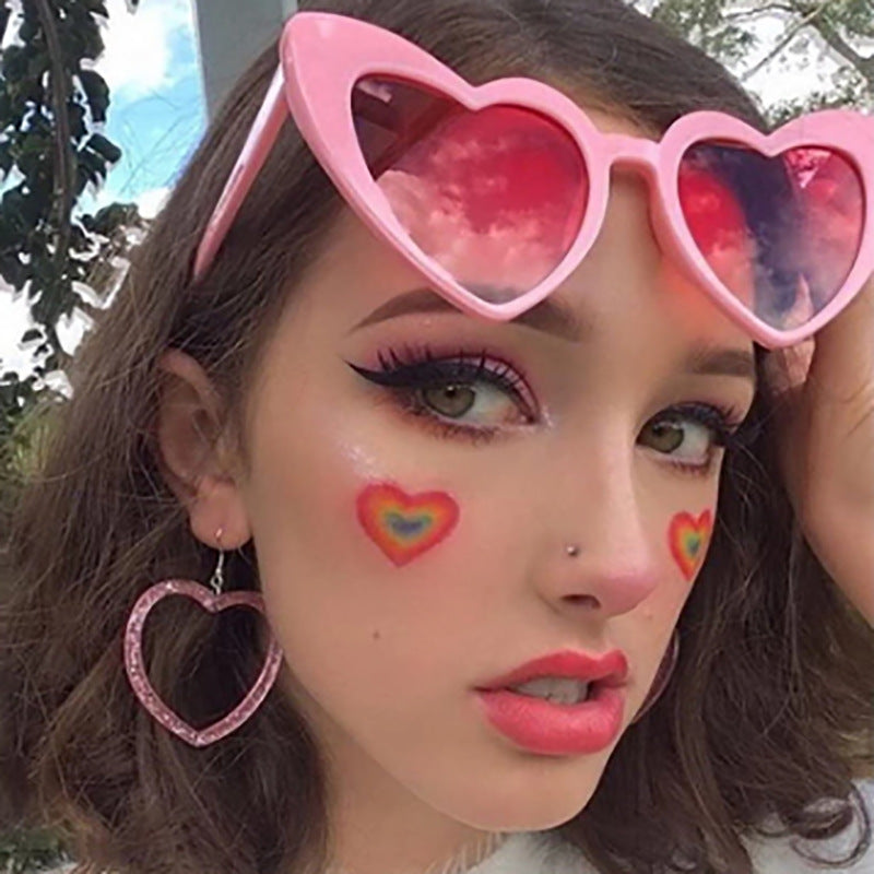 Damen Herzförmige Sonnenbrille mit polarisierenden Gläsern und hochwertigem Kunststoffrahmen Brehn