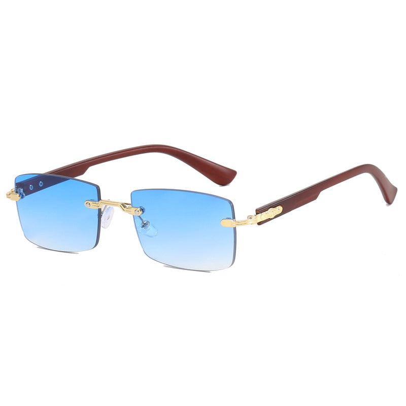 Damen modische quadratische Sonnenbrille mit exquisitem goldenen Rahmen Brehn