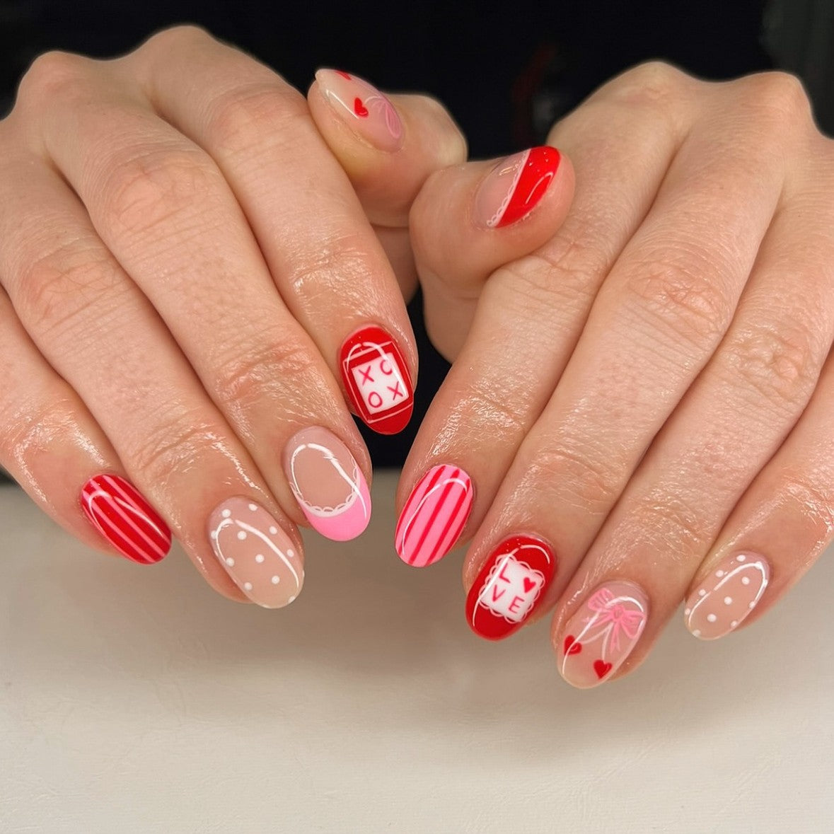 Festliches Nagelkunstdesign Brehn
