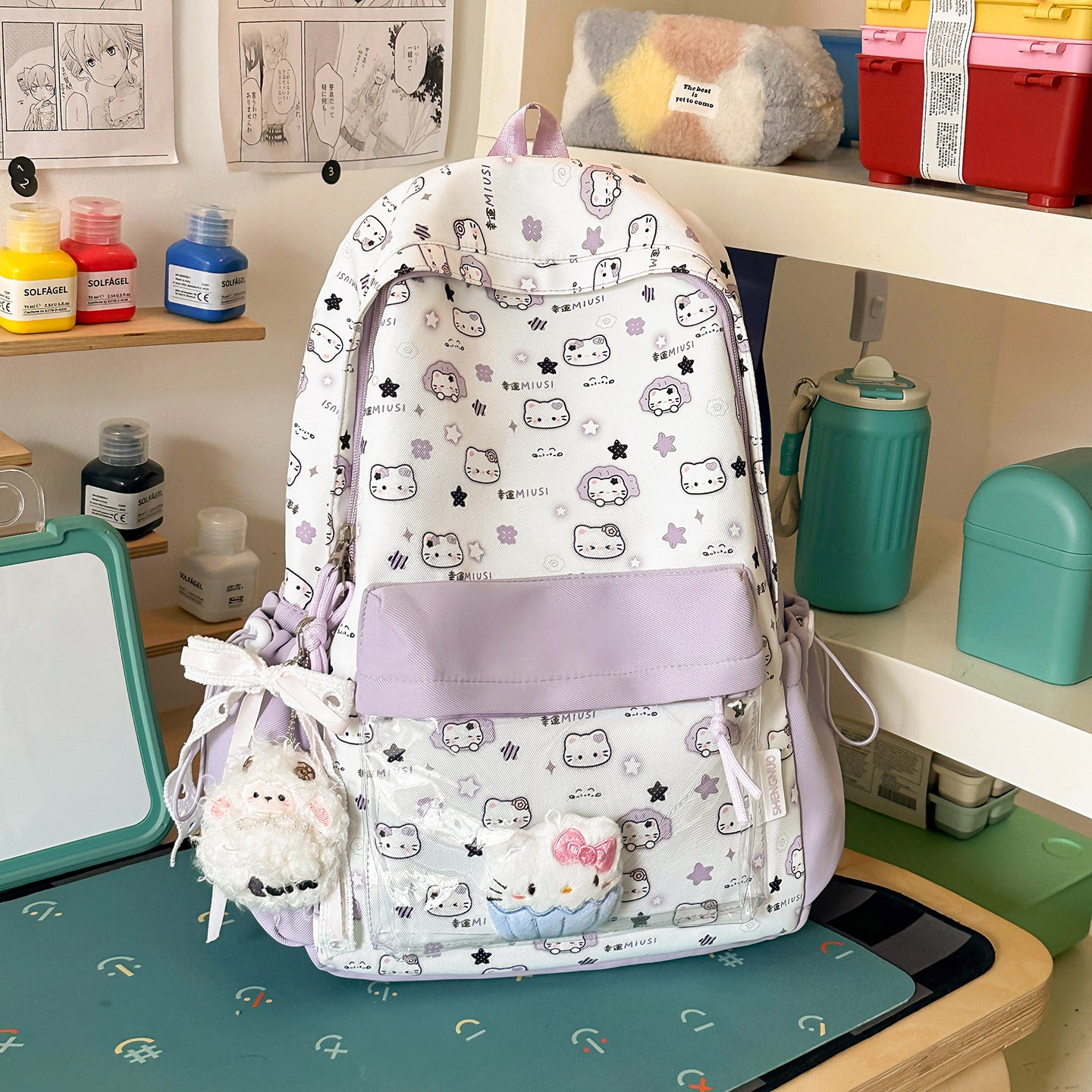 Verspielt Charakterdruck Rucksack