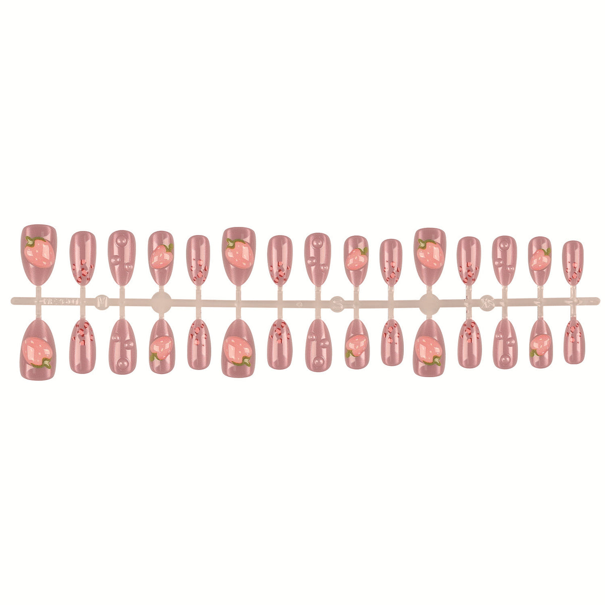 Blumeninspiriertes Press-On Nagelset