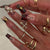 Dekorative Lange Acryl-Nail Art Brehn