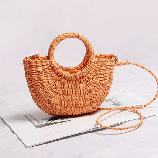 Damen Handtasche mit geflochtenem Design Brehn