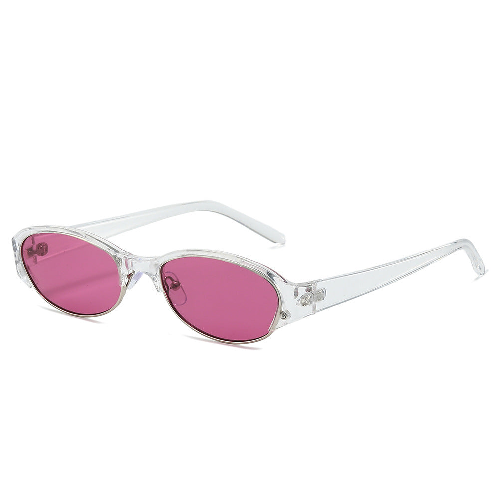 Vintage-inspirierte schmale ovale Sonnenbrille Brehn