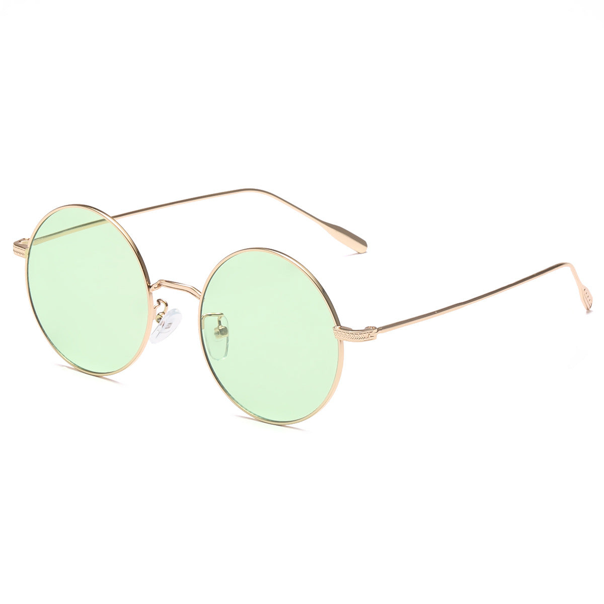 Damen runde Sonnenbrille mit elegantem Metallrahmen und polarisierten Gläsern Brehn