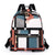 Stylischer kariert gemusterter Rucksack