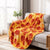 Pizza-Themen Rund Fleece-Decke