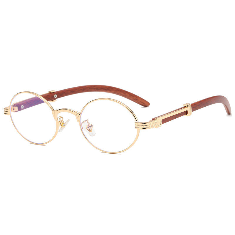 Elegante Runde Sonnenbrille mit Hochwertigem Metallrahmen Brehn
