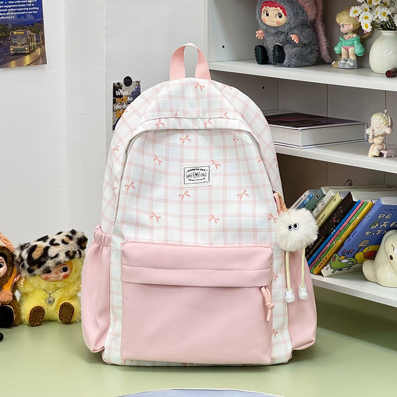 Stylischer kariert Rucksack