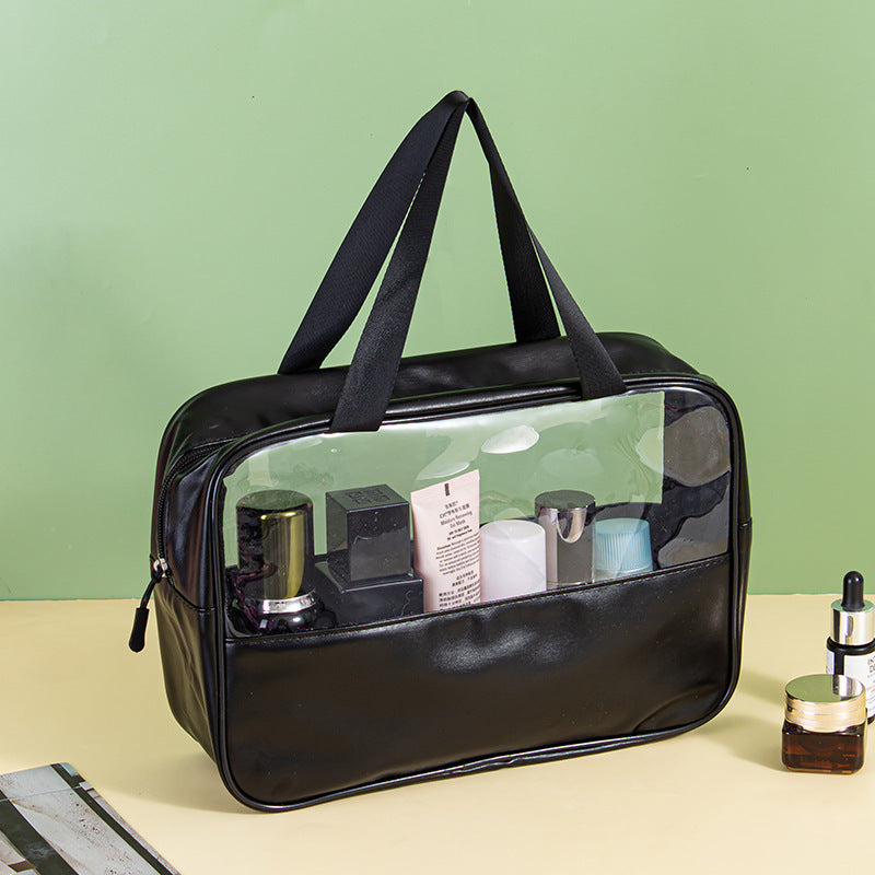 Kosmetiktasche mit Durchsichtigen Fächern Brehn